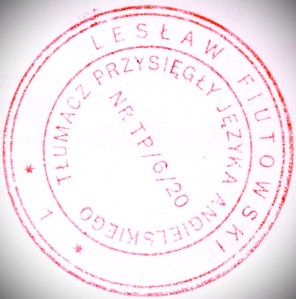 Sworn translator seal